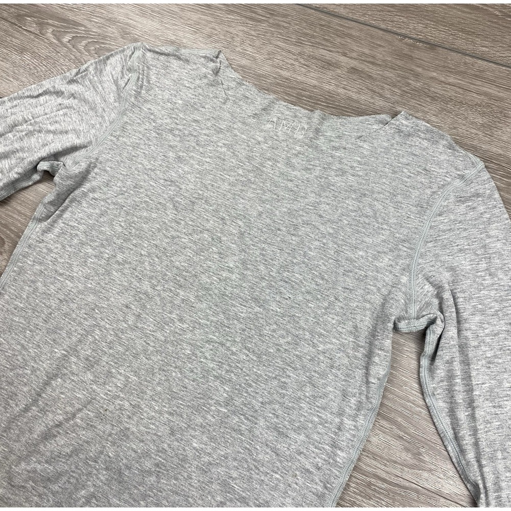 AMB Designs Women's Long Sleeve Tunic Top Grey‎ One Size